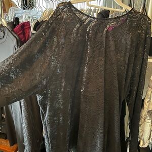 Universal Standard Black Lace Blouse